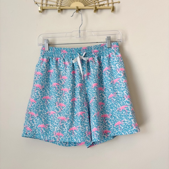 Chubbies Men's Classic 5.5" Swim Trunks Small Domingo Flamingo - Picture 1 of 6